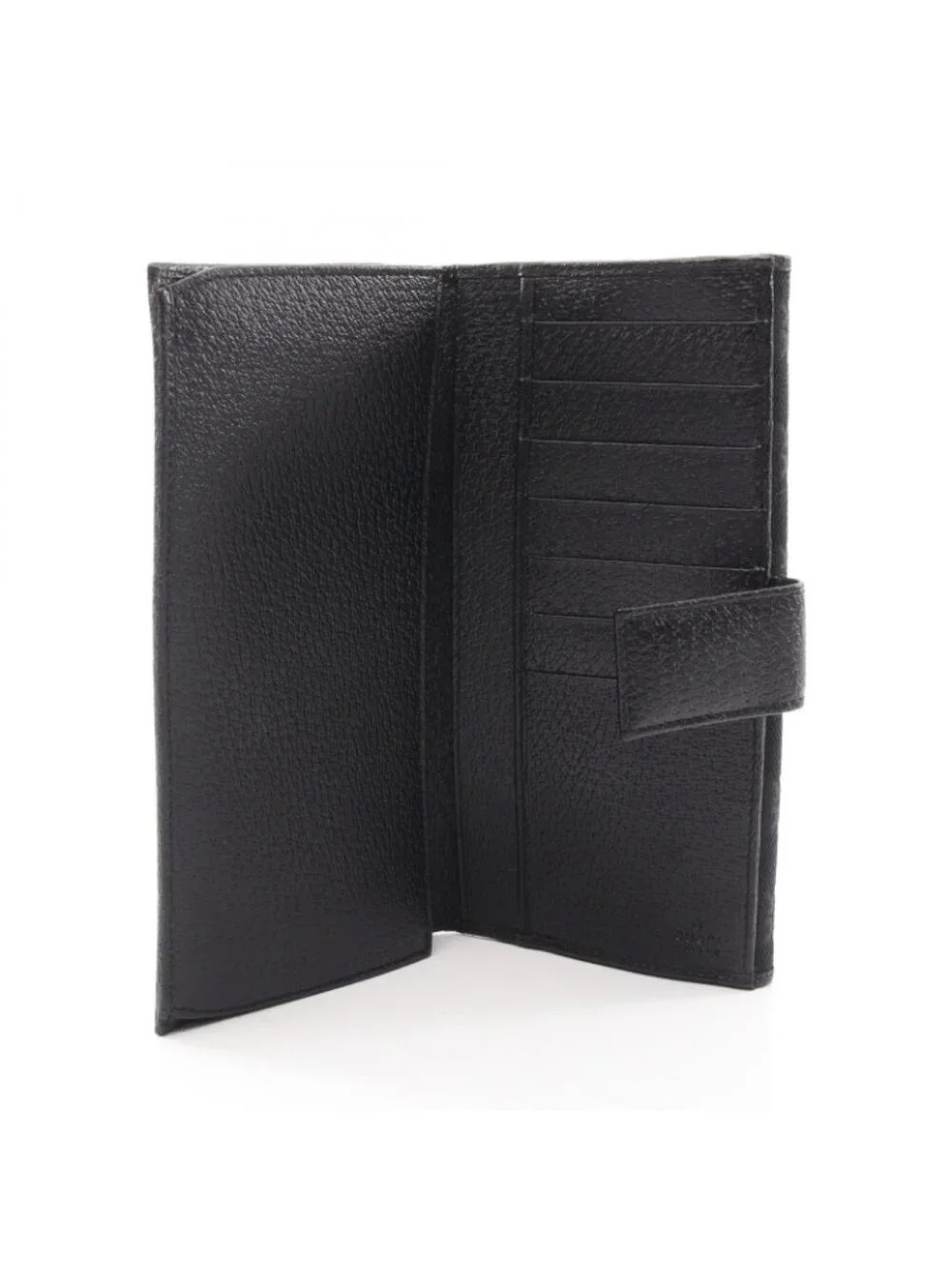 Gucci Hook Wallet GG Canvas Black Leather